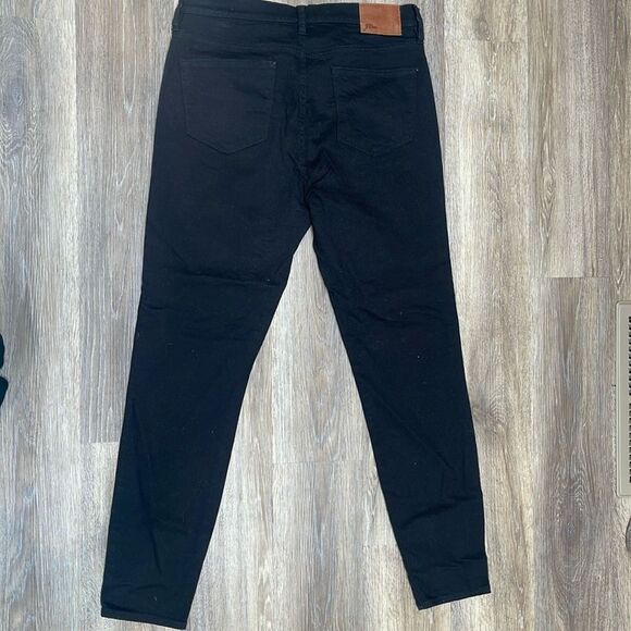 J. Crew Black Lookout High Rise Skinny Jeans Sz 32 - Picture 2 of 12